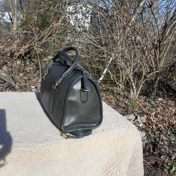 Vintage Coach Forest Green Madison Satchel Large NYC 9765 - Picture 4 of 15